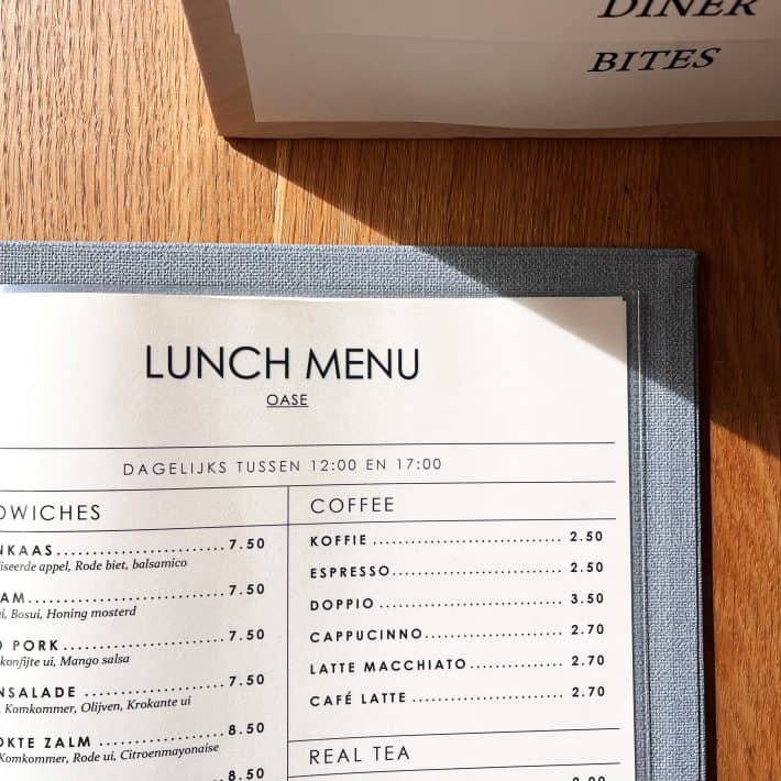 Hoe maak ik en menukaart?