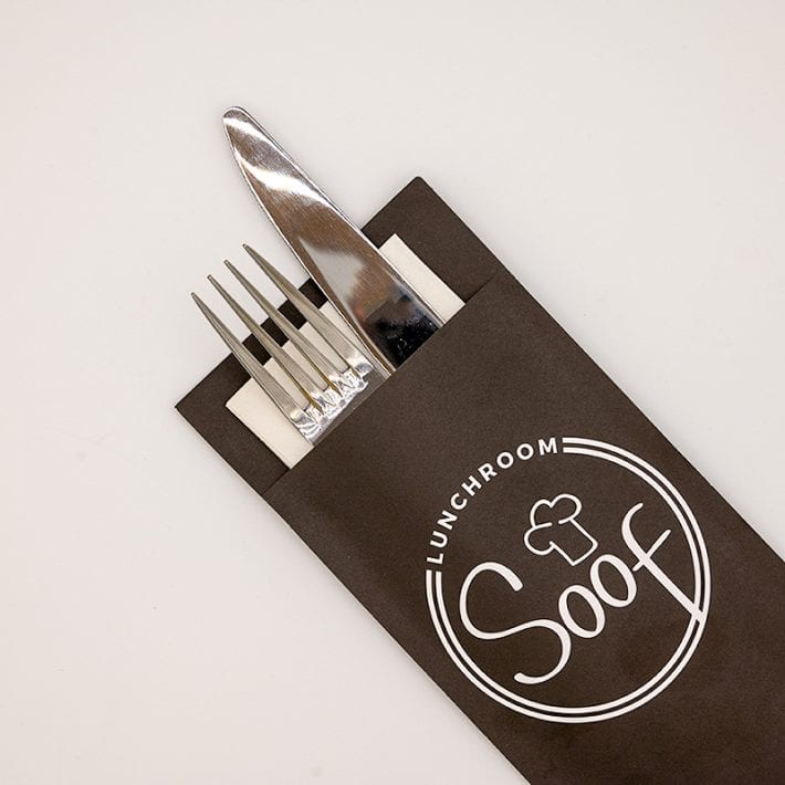 Hoe maak je een eigen bestekzakje