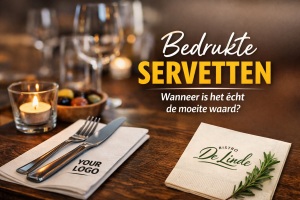 Bedrukte servetten 