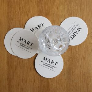 Bedrukte kartonnen viltjes