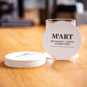 Bedrukte kartonnen viltjes